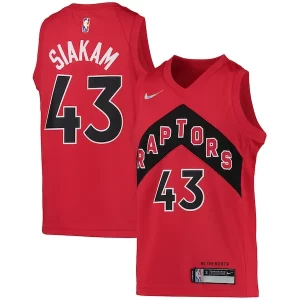 Carino Pascal Siakam Toronto Raptors Nike Youth 2021/22 Diamond Swingman Jersey Icon Edition Red
