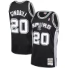 Lussuoso Duraturo Comodo Manu Ginobili San Antonio Spurs 2002 03 Hardwood Classics Player Swingman Jersey Black