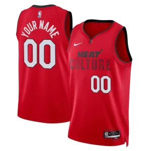 Fantastico Sofisticato Classico Miami Heat Nike Unisex 2024/25 Custom Swingman Jersey City Edition Red
