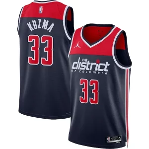 Magnifico Kyle Kuzma Washington Wizards Jordan Brand Unisex Swingman Jersey Statement Edition Navy