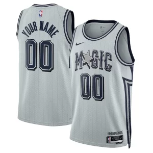 Bellissimo Orlando Magic Nike Unisex 2024/25 Custom Swingman Jersey City Edition Silver