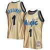 Resistente Comodo Penny Hardaway Orlando Magic 75th Anniversary 1993/94 Hardwood Classics Swingman Jersey Gold