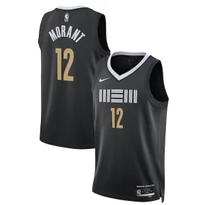 Incantevole Trendy Cool Ja Morant Memphis Grizzlies Nike Unisex 2023/24 Swingman Jersey Black City Edition