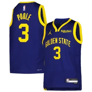 Lussuoso Stupendo Jordan Poole Golden State Warriors Youth 2022/23 Swingman Jersey Navy Statement Edition