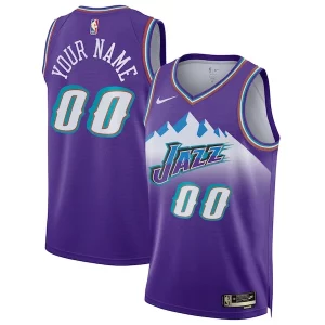 Magnifico Fantastico Utah Jazz Nike Unisex 2022/23 Custom Swingman Jersey Classic Edition Purple