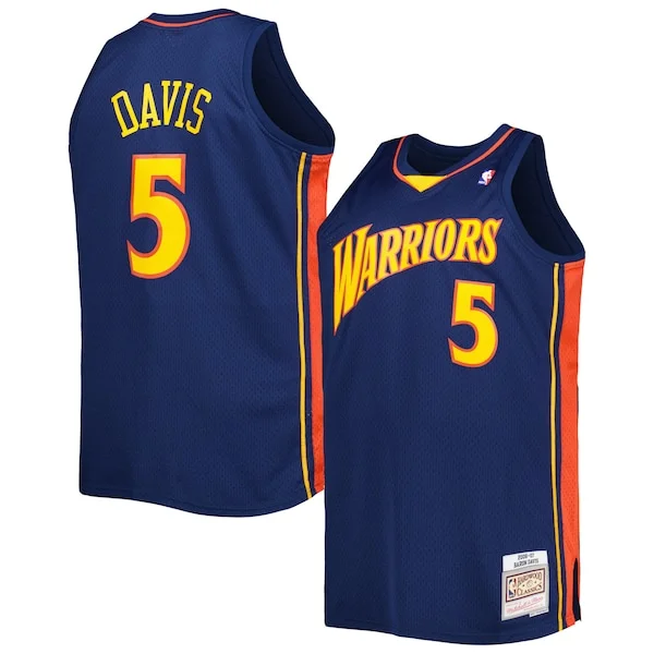 Classico Carino Bellissimo Baron Davis Golden State Warriors Big & Tall Hardwood Classics 2006/07 Swingman Jersey Navy