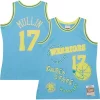 Comodo Delizioso Chris Mullin Golden State Warriors 1993/94 Swingman Sidewalk Sketch Jersey Light Blue