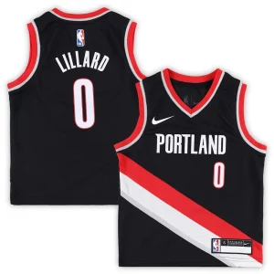 Attraente Damian Lillard Portland Trail Blazers Nike Preschool Swingman Player Jersey Icon Edition Black
