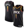 Versatile Devin Booker Phoenix Suns Jordan Brand Authentic Player Jersey Statement Edition Black