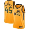 Bellissimo Elegante Donovan Mitchell Utah Jazz Jordan Brand 2020/21 Swingman Jersey Statement Edition Gold