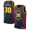 Trendy Resistente Carino Stephen Curry Golden State Warriors Nike Unisex 2024/25 Swingman Player Jersey City Edition Navy