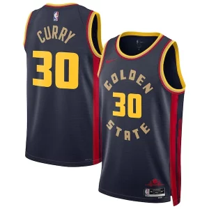 Trendy Resistente Carino Stephen Curry Golden State Warriors Nike Unisex 2024/25 Swingman Player Jersey City Edition Navy