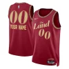 Stupendo Cleveland Cavaliers Nike Unisex 2023/24 Custom Swingman Jersey Wine City Edition