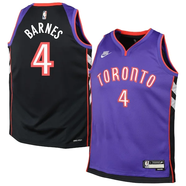 Splendido Eccezionale Comodo Scottie Barnes Toronto Raptors Nike Youth 2024/25 Swingman Jersey Purple Classic Edition