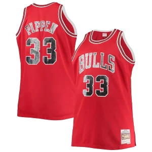 Delizioso Scottie Pippen Chicago Bulls Big & Tall 1997/98 NBA 75th Anniversary Diamond Swingman Jersey Red