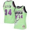 Bellissimo Eccezionale Raffinato Ray Allen Milwaukee Bucks 1996 97 Hardwood Classics Reload 3.0 Swingman Jersey Green