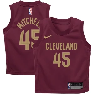 Incantevole Donovan Mitchell Cleveland Cavaliers Nike Toddler Swingman Player Jersey Icon Edition Wine