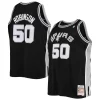 Raffinato Comodo Classico David Robinson San Antonio Spurs 1998/99 Big & Tall Hardwood Classics Swingman Jersey Black