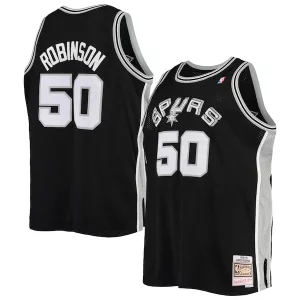 Raffinato Comodo Classico David Robinson San Antonio Spurs 1998/99 Big & Tall Hardwood Classics Swingman Jersey Black