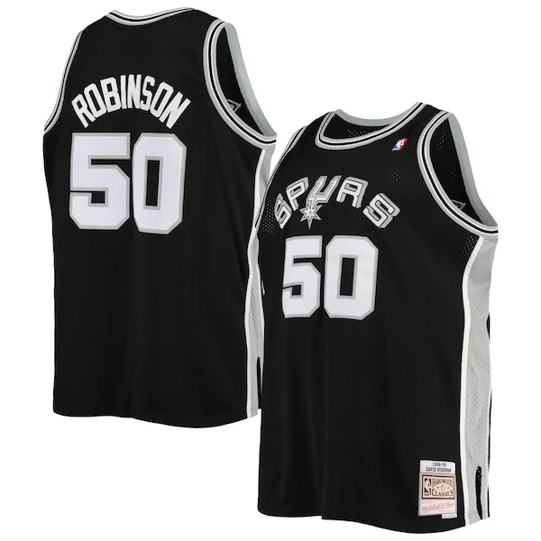 Raffinato Comodo Classico David Robinson San Antonio Spurs 1998/99 Big & Tall Hardwood Classics Swingman Jersey Black