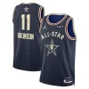 Delizioso Attraente Incantevole Jalen Brunson Jordan Brand Unisex 2024 NBA All Star Game Swingman Jersey Navy
