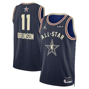 Delizioso Attraente Incantevole Jalen Brunson Jordan Brand Unisex 2024 NBA All Star Game Swingman Jersey Navy