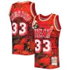 Raffinato Meraviglioso Gorgeous Alonzo Mourning Miami Heat 1996/97 Hardwood Classics Lunar New Year Swingman Jersey Red