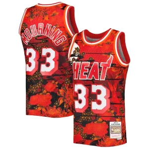 Raffinato Meraviglioso Gorgeous Alonzo Mourning Miami Heat 1996/97 Hardwood Classics Lunar New Year Swingman Jersey Red