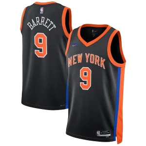 Sofisticato RJ Barrett New York Knicks Nike Unisex 2022/23 Swingman Jersey City Edition Black