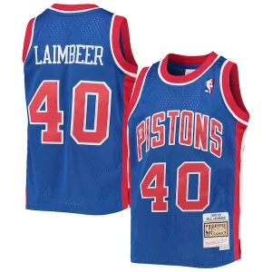 Trendy Ottimo Bill Laimbeer Detroit Pistons Youth 1988/89 Hardwood Classics Swingman Jersey Blue