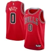 Carino Coby White Chicago Bulls Youth Swingman Jersey Red Icon Edition