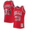 Moderno Elegante Scottie Pippen Chicago Bulls 1997/98 Hardwood Classics NBA 75th Anniversary Diamond Swingman Jersey Red