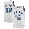 Delizioso Duraturo Karl Malone Utah Jazz 1996/97 Big & Tall Hardwood Classics Swingman Jersey White/Purple