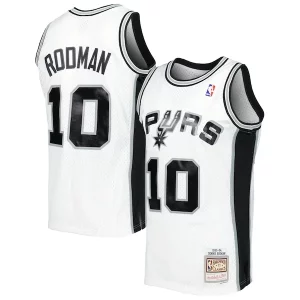 Accattivante Elegante Fantastico Dennis Rodman San Antonio Spurs 2001/02 Hardwood Classics Swingman Jersey White