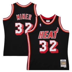 Classico Gorgeous Harold Miner Miami Heat 1992/93 Hardwood Classics Swingman Throwback Jersey Black