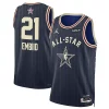 Resistente Joel Embiid Jordan Brand Unisex 2024 NBA All Star Game Swingman Jersey Navy