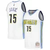 Resistente Nikola Jokic Denver Nuggets 2016/17 Throwback Swingman Jersey White
