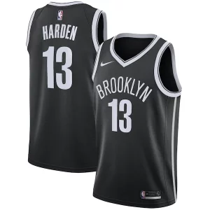 Elegante Sofisticato Pratico James Harden Brooklyn Nets Nike 2020/21 Swingman Jersey Black Icon Edition