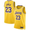 Pratico Prestigioso Magnifico LeBron James Los Angeles Lakers Nike Unisex Swingman Jersey Icon Edition Gold/White