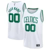Incantevole Boston Celtics Fast Break Custom Jersey Association Edition White/Kelly Green/Black