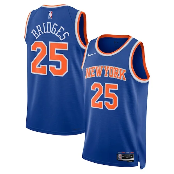Splendido Elegante Mikal Bridges New York Knicks Nike Unisex 2024 Offseason Addition Nike Swingman Jersey Blue