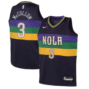 Lussuoso Fantastico CJ McCollum New Orleans Pelicans Nike Youth Swingman Jersey City Edition Purple
