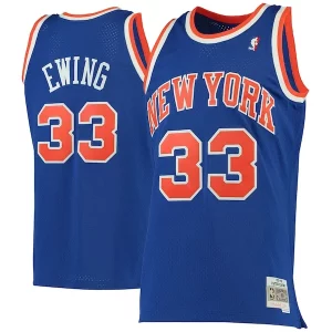 Magnifico Incantevole Patrick Ewing New York Knicks 1991/92 Hardwood Classics Swingman Jersey Blue