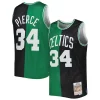 Delizioso Paul Pierce Boston Celtics Hardwood Classics 2007/08 Split Swingman Jersey Black/Kelly Green