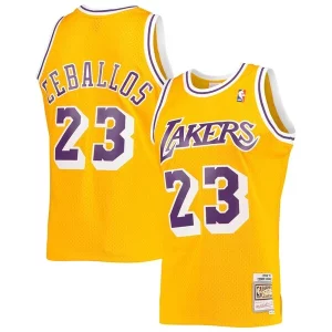 Incantevole Sofisticato Resistente Cedric Ceballos Los Angeles Lakers 1994/95 Hardwood Classics Swingman Jersey Gold