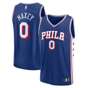 Delizioso Gorgeous Tyrese Maxey Philadelphia 76ers Fast Break Replica Player Jersey Icon Edition Royal