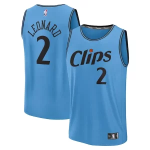 Comodo Kawhi Leonard LA Clippers 2024/25 Fast Break Player Jersey City Edition Light Blue