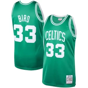 Delizioso Accattivante Elegante Larry Bird Boston Celtics 1985/86 Hardwood Classics Authentic Jersey Kelly Green