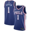 Gorgeous James Harden Philadelphia 76ers Nike Swingman Jersey Icon Edition Royal