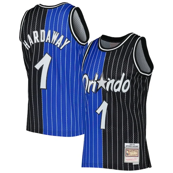 Cool Ottimo Stupendo Penny Hardaway Orlando Magic Hardwood Classics 1994/95 Split Swingman Jersey Blue/Black